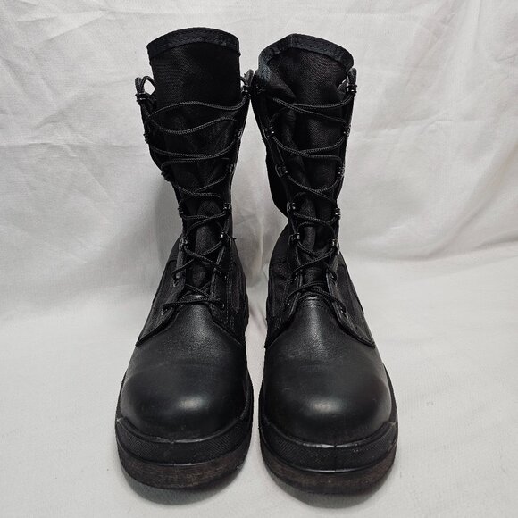 Rocky 6129 Hot Weather Safety Boot Steel Toe Vibram Black Unisex M 6.5R W 8.5R